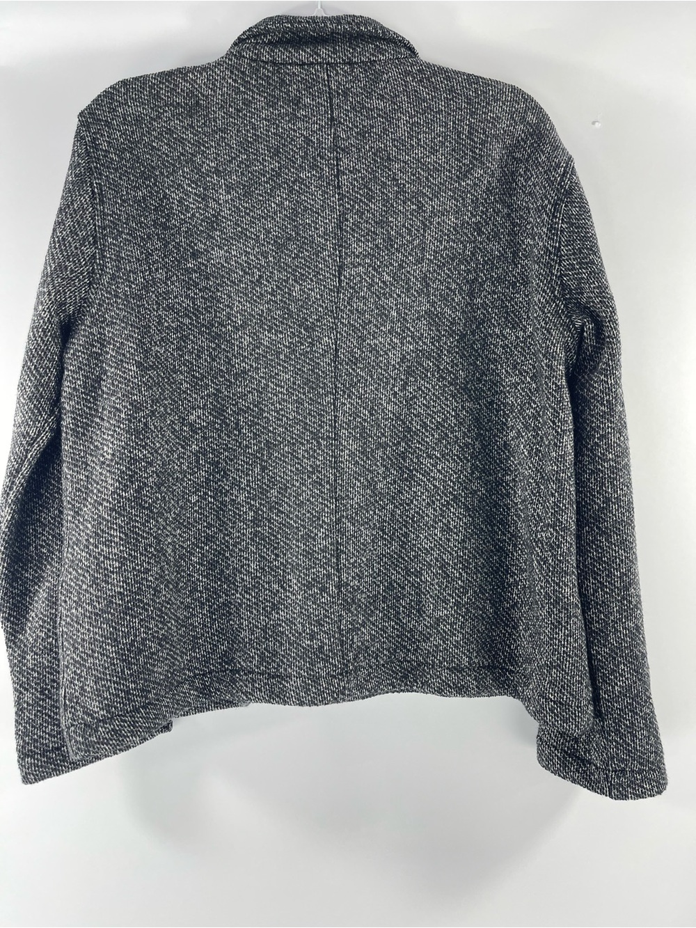Eileen Fisher Organic Cotton Terry Stand Button Front Collar Small Jacket - Picture 4 of 10